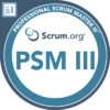 Professional Scrum Master III Certification
