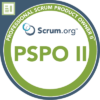 Professional Scrum Product Owner II Certification