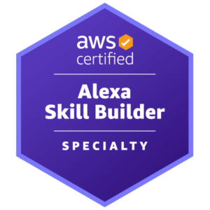 AWS- Certified Alexa Skill Builder Specialty